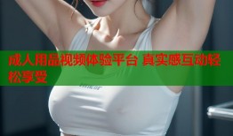 成人用品视频体验平台 真实感互动轻松享受