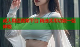 成人用品视频平台 精选实用功能一站体验
