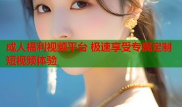 成人福利视频平台 极速享受专属定制短视频体验
