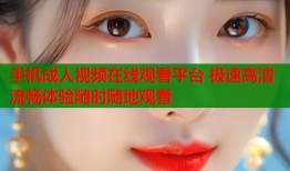 手机成人视频在线观看平台 极速高清流畅体验随时随地观看