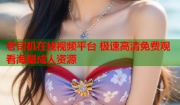 老司机在线视频平台 极速高清免费观看海量成人资源