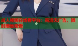 成人视频在线看平台：高清无广告，随时随地观看