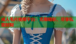 成人毛片视频平台：无限精彩，尽享私密时刻