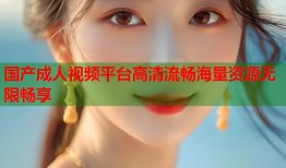国产成人视频平台高清流畅海量资源无限畅享
