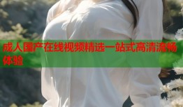 成人国产在线视频精选一站式高清流畅体验