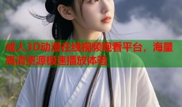 成人3D动漫在线视频观看平台，海量高清资源极速播放体验