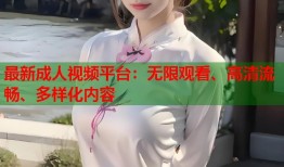 最新成人视频平台：无限观看、高清流畅、多样化内容