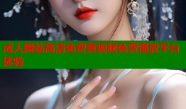 成人网站高清免费黄视频免费播放平台体验