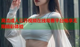 高清成人公开视频在线观看平台畅享无限精彩体验