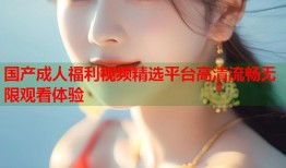 国产成人福利视频精选平台高清流畅无限观看体验