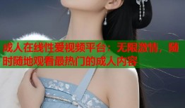 成人在线性爱视频平台：无限激情，随时随地观看最热门的成人内容