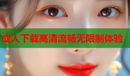 成人下载高清流畅无限制体验