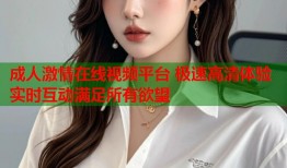 成人激情在线视频平台 极速高清体验实时互动满足所有欲望