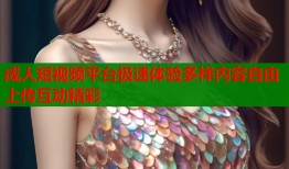 成人短视频平台极速体验多样内容自由上传互动精彩