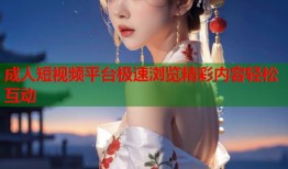 成人短视频平台极速浏览精彩内容轻松互动