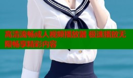 高清流畅成人视频播放器 极速播放无限畅享精彩内容