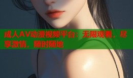 成人AV动漫视频平台：无限观看，尽享激情，随时随地