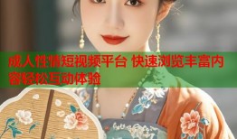 成人性情短视频平台 快速浏览丰富内容轻松互动体验