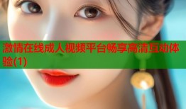 激情在线成人视频平台畅享高清互动体验(1)