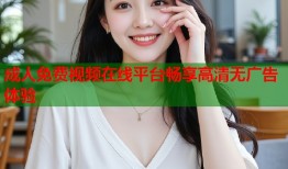 成人免费视频在线平台畅享高清无广告体验