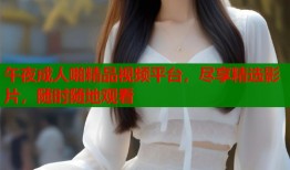 午夜成人啪精品视频平台，尽享精选影片，随时随地观看