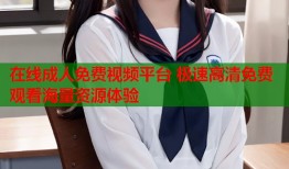 在线成人免费视频平台 极速高清免费观看海量资源体验
