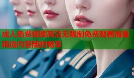 成人免费视频高清无限制免费观看海量精选内容随时畅享