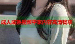 成人成熟视频平家内容高清畅享