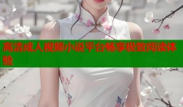 高清成人视频小说平台畅享极致阅读体验