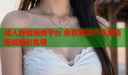 成人野战视频平台 免费高清户外激情野战精彩集锦