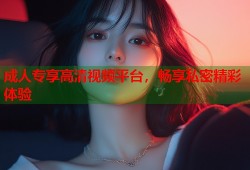 成人专享高清视频平台，畅享私密精彩体验
