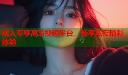 成人专享高清视频平台，畅享私密精彩体验