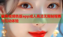 草莓视频色版app成人高清无限制观看与互动体验