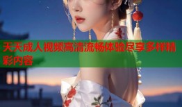 天天成人视频高清流畅体验尽享多样精彩内容