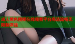 成人黄色视频在线观看平台高清流畅无限制体验