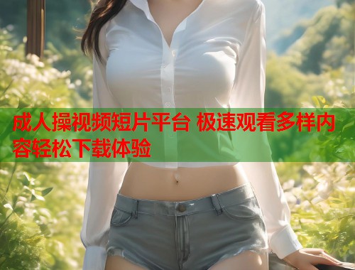 成人操视频短片平台 极速观看多样内容轻松下载体验