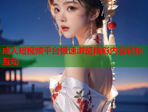 成人短视频平台极速浏览精彩内容轻松互动