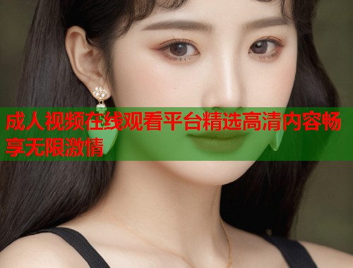 成人视频在线观看平台精选高清内容畅享无限激情